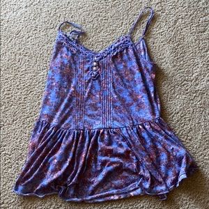 free People peplum tank top like new